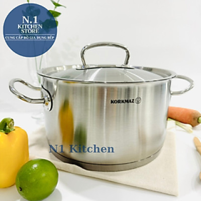 Nồi inox cao cấp Korkmaz Proline 2 lít - A1160 - Hàng Chính Hãng