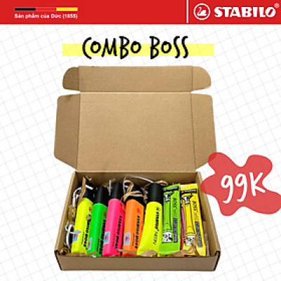 [GIÁ SỐC 99K] Combo BOSS 9 món sản phẩm STABILO
