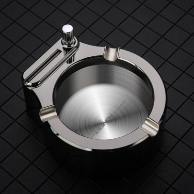 Gạt tàn có quẹt lửa (bật lửa) bằng kim loại cao cấp