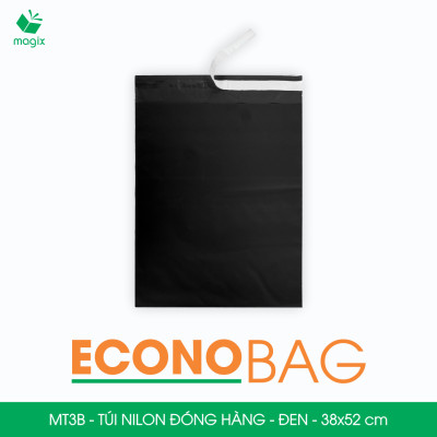 MT3 - 38x52 cm - Túi nilon TIẾT KIỆM gói hàng - 500 túi niêm phong đóng hàng