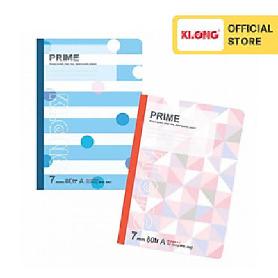 Vở kẻ ngang may dán gáy Prime KLONG B5 80 trang 70/76; MS: 892