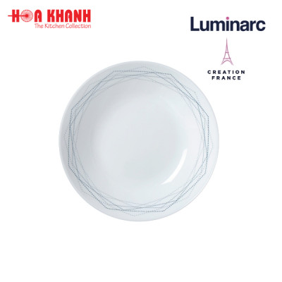 Đĩa Sâu Thủy Tinh Luminarc Marble 20cm kháng vỡ, cường lực - 1 đĩa - P3762
