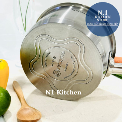 Quánh inox cao cấp Korkmaz Proline 1.5 lít không nắp - A1156 - Hàng chính hãng