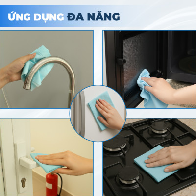 Khăn lau bếp ENJOY for house, vải không dệt, dùng một lần, mềm mịn, dễ hút nước, độ đàn hồi tốt, khó rách