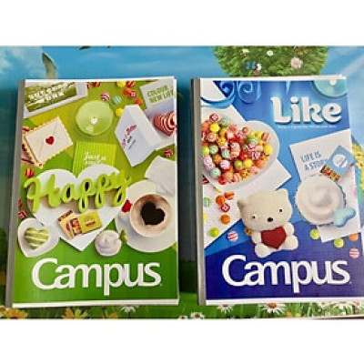 Combo 5 cuốn vở kẻ ngang  Campus Gift 120tr