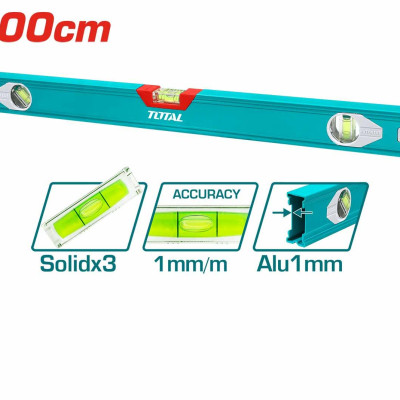 THƯỚC THỦY 40-80-100CM TOTAL TMT24016, TMT28016, TMT210016 - HÀNG CHÍNH HÃNG