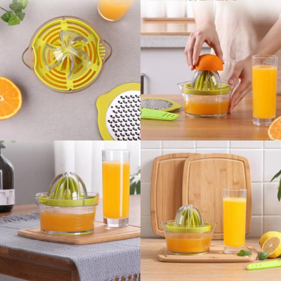 Dụng Cụ Vắt Cam Đa năng 4in1 (Vắt Cam, Nạo Rau Củ, Tách Lòng Trắng Trứng, Ca Đong Định Mức)