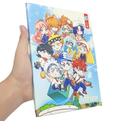 Tập Học Viện Alpha 4 Ô Ly 100 Trang ĐL 120g/m2 - FAHASA (Mẫu Màu Giao Ngẫu Nhiên)