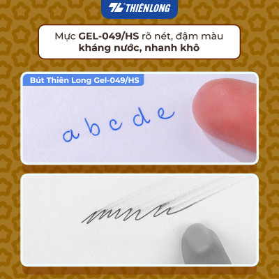 Combo 5/10/20 Bút gel Hoshi Thiên Long GEL-049/HS - Công nghệ Nhật Bản