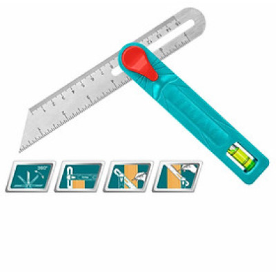 THƯỚC GÓC VUÔNG 150MM TOTAL TAHS181511 - HÀNG CHÍNH HÃNG