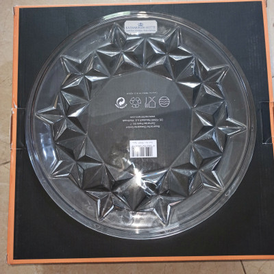 Đĩa Pha Lê Nachtmann Katharinen-Hutte 0094016-2 Teller Plate Stern 27cm Hàng chính hãng