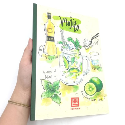 Vở Cocktail - Kẻ Ngang 80 Trang ĐL 70g/m2 - Hồng Hà (Mẫu Màu Giao Ngẫu Nhiên)