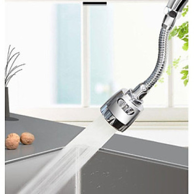 Đầu vòi tăng áp 3 mức độ cho bồn rửa chén ，Chứa các khớp phổ quát, băng nguyên liệu, bộ điều hợp, miếng đệm cao su
