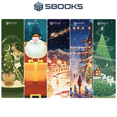 5 Cái Bookmark Kẹp Sách, Dấu Trang Hoạ Tiết Giáng Sinh - SBOOKS