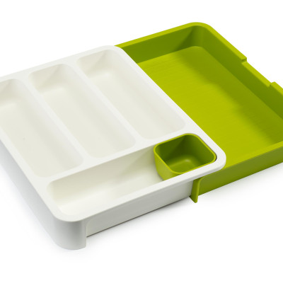 Dụng cụ đựng có ngăn kéo Joseph Joseph xanh/trắng - JJ850413, chất liệu nhựa cao cấp, dễ dàng trong việc làm sạch, vệ sinh, ssản phẩm nhà bếp tiện ích an toàn và có hình thức thẩm mỹ cao