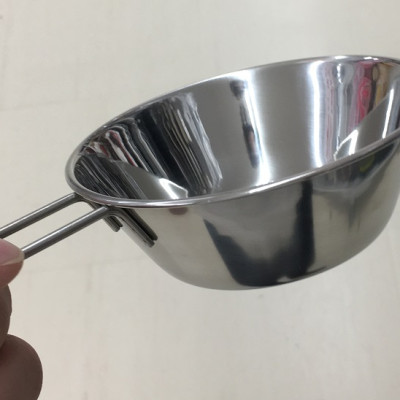 Tô inox có tay cầm Echo Metal (Φ12/ Φ13/ Φ16cm) - Hàng nội địa Nhật Bản