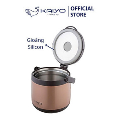 Nồi ủ chân không Kaiyo KTC45S màu Inox, dung tích 4,5 lít H