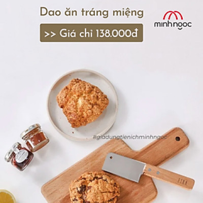 [Hàng chính hãng] Dao ăn tráng miệng Neoflam Fika cao cấp, lưỡi dài 8.5cm dùng cắt bánh mỳ, phết bơ