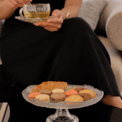 Chân Bồng IVV Tray Diamante 32cm Hàng chính hãng