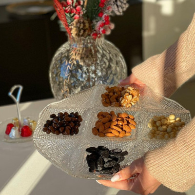 Đĩa IVV Diamante Octagonal 33cm hàng chính hãng