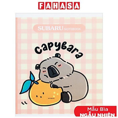 Tập Học Sinh Subaru Capybara - 4 Ô Ly Vuông - 96 Trang 90gsm - Vĩnh Thịnh A075-V1 (Mẫu Bìa Giao Ngẫu Nhiên)