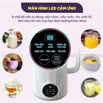 Máy Làm Sữa Hạt Ngũ Cốc Sinh Tố Thông Minh OSTMARS - Tự Động Xajy Nấu, Bền Bỉ Hiệu Quả Loại Xịn , bộdao nhà bếp