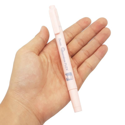 Bút Dạ Quang 2 Đầu Pastel Pentel-SLW11P-F - Pastel Orange - Cam