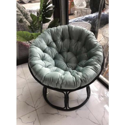 Ghế nệm tròn mây nhựa thư giãn Papasan