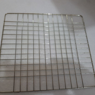 lò nướng than inox vuông loại trung 20x30 có vĩ nướng