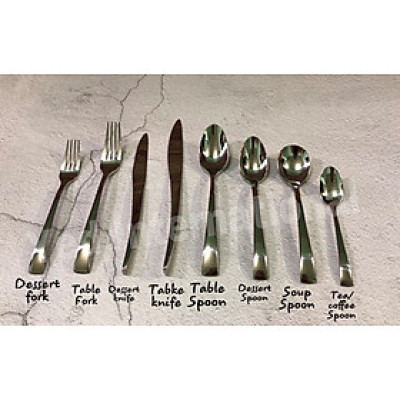 Bộ 6 Nĩa Inox 304 18/10 Bouscoe Stainless Steel 304 18/10 Set 6 PCS Dessert Fork 