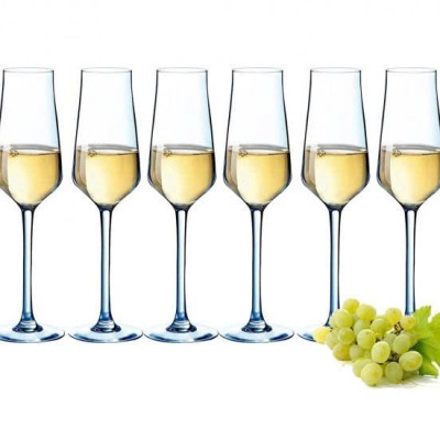 Set 6 ly vang champagne Chef & Sommelier Reveal’Up 210ml hàng chính hãng