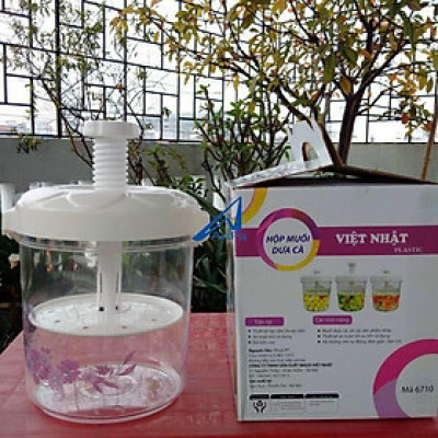 Hộp muối dưa cà Việt - Bình muối dưa cà tiện dụng