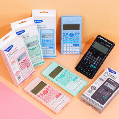 Máy Tính Khoa Học Flexio - Thiên Long Fx799VN - Màu Hồng - Mẫu 2