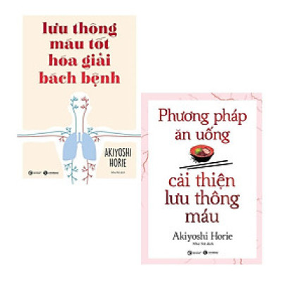Sách - Combo Phương Pháp Cải Thiện Lưu Thông Máu ( 2 Cuốn )