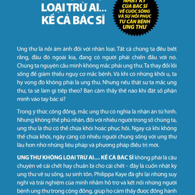 Ung Thư Không Loại Trừ Ai …Kể Cả Bác Sĩ - Vanlangbooks