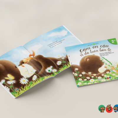 Truyện Ehon bé 1-2-3 tuổi - Cảm ơn cậu vì đã luôn bên tớ