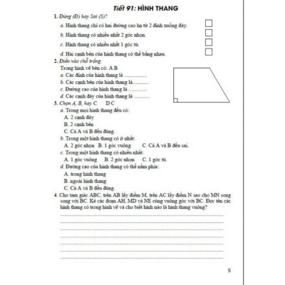 Sách - Bài Tập Hay Và Khó Toán Lớp 5 - Dùng Chung Các Bộ SGK Hiện Hành - Phạm Văn Công - Hồng Ân