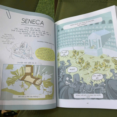 PHILOCOMIX 1 - CÁC TRIẾT GIA VĨ ĐẠI NÓI GÌ VỀ HẠNH PHÚC – Jean-Philippe Thivet - Jerome Vermer - Anne-Lise Combeaud – Hoàng Anh dịch – Nhã Nam