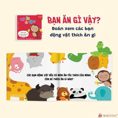 Sách Ehon Nhật Bản Combo 4 cuốn Bạn là ai vậy Dành cho trẻ từ 0 3 tuổi