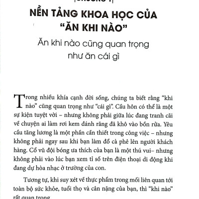 Ăn Gì Khi Nào - Chiến Lược Cải Thiện Sức Khỏe Và Đời Sống Bằng Thực Phẩm