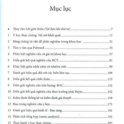 Y Học Thực Chứng (Evidence - based Medicine) (Tái Bản 2024)