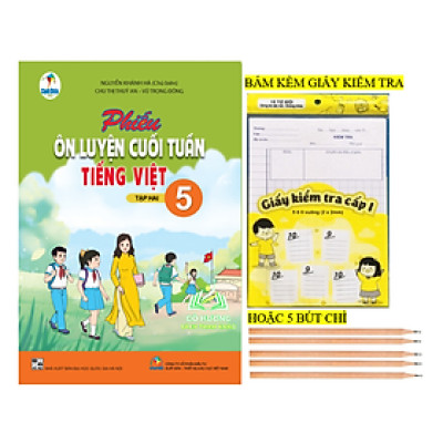 Sách - Phiếu ôn luyện cuối tuần Tiếng Việt 5 - tập 2 (cánh diều)