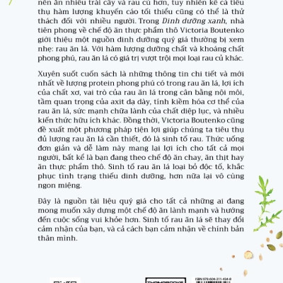 Dinh Dưỡng Xanh (Tái Bản 2021)