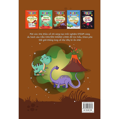 Sách - Steam For Kids - Câu Chuyện Khủng Long - 6 -14 Tuổi - NXB Phụ Nữ