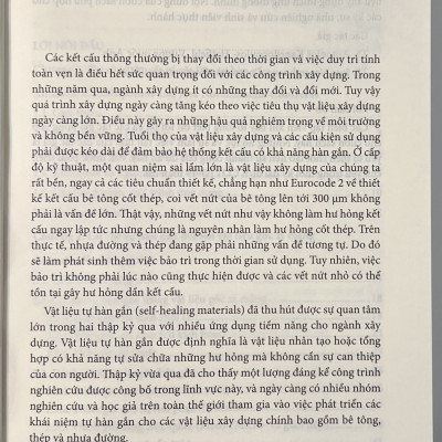 Sách - Vật Liệu Xây Dựng Tự Hàn Gắn - Các Lý Thuyết Cơ Bản, Quan Trắc Và Ứng Dụng Quy Mô Lớn