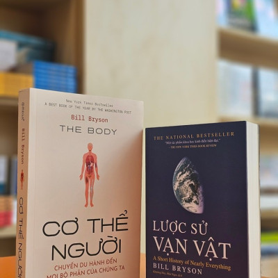 Combo Sách Tác Giả Bill Bryson: Lược Sử Vạn Vật - A Short History Of Nearly Everything + Cơ Thể Người - The Body - Chuyến Du Hành Đến Mọi Bộ Phận Của Chúng Ta (Omega Plus)