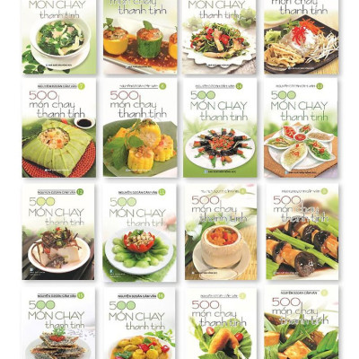 Boxset 500 Món Chay Thanh Tịnh - Nguyễn Dzoãn Cẩm Vân (Trọn Bộ 16 Tập) _VT