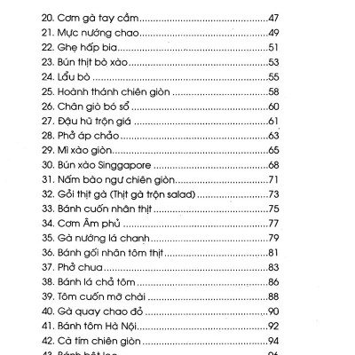 52 Món Ăn Ngày Chủ Nhật