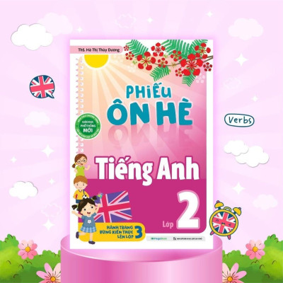 Sách Phiếu Ôn Hè Tiếng Anh Lớp 2 - Megabook
