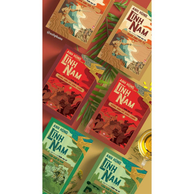 Sách - Anh Hùng Lĩnh Nam - Combo 3 Tập 6 Cuốn - NXB Phụ Nữ